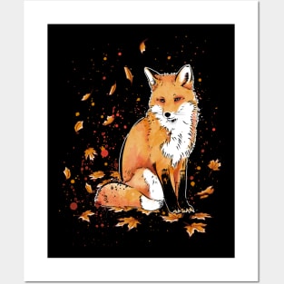 Fox in the Night Posters and Art